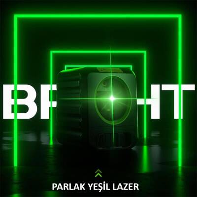 KOBB KBL90G 30 Metre Profesyonel Yatay ve Dikey Otomatik Hizalamalı Yeşil Çapraz Çizgi Lazer Distomat - 10