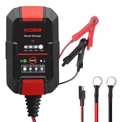 KOBB KBS1000 6V/12V 30Ah Akıllı Akü Şarj ve Akü Bakım Cihazı - Fırsat Ürünü