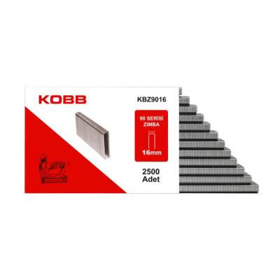 KOBB KBZ9016 16mm 2500 Adet 90 Serisi Ağır Hizmet Tipi Zımba Teli - Kobb (1)