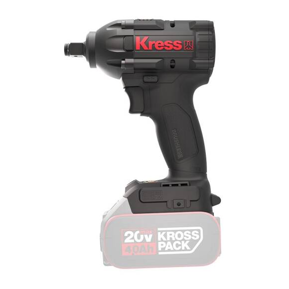 Kress KUB30.91 20Volt 300Nm Kömürsüz Profesyonel Şarjlı Somun Sıkma (Akü Dahil Değildir) - 2