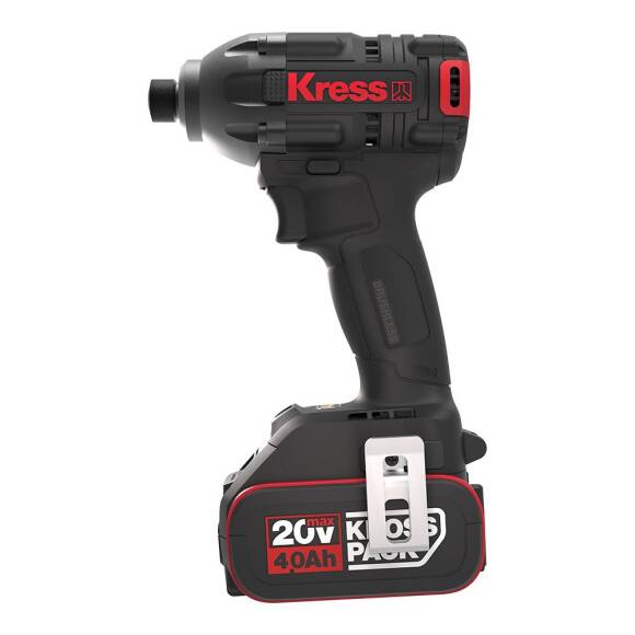 Kress KUB60.2 20Volt 4.0Ah Li-ion Çift Akülü 230Nm Kömürsüz Profesyonel Şarjlı Darbeli Tornavida - 2