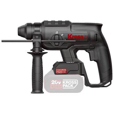 Kress KUC60.91 20Volt 2.0J Kömürsüz Profesyonel SDS-Plus Pnömatik Kırıcı/Delici (Akü Dahil Değildir) - Kress (1)