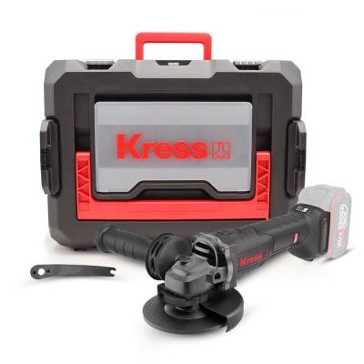 Kress KUH02.91 20Volt 115mm Kömürsüz Profesyonel Şarjlı Devir Ayarlı Avuç Taşlama (Akü Dahil Değildir) - Kress