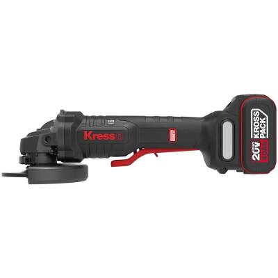 Kress KUH04 20Volt 4.0Ah. Li-ion Çift Akülü 125mm Kömürsüz Profesyonel Şarjlı Devir Ayarlı Avuç Taşlama - Kress (1)