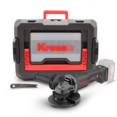 Kress KUH10.91 20Volt 125mm Kömürsüz Profesyonel Şarjlı Devir Ayarlı Avuç Taşlama (Akü Dahil Değildir) - Kress