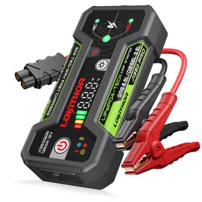 Lokithor J1350PRO 12V 1350Amp LiFePO4 Akıllı Akü Takviye + Powerbank + Led Lamba - Lokithor (1)