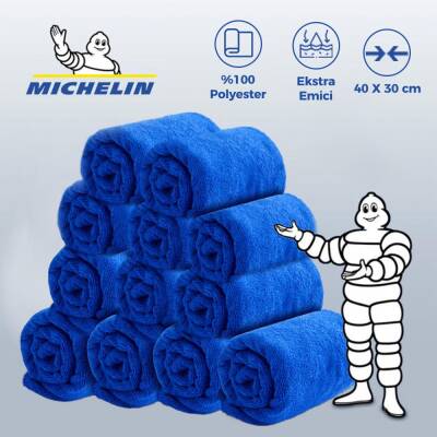 Michelin MC3504 40X30cm Süper Emici Mikrofiber Havlu, 12 Adet - Fırsat Ürünü (1)