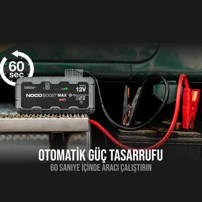 NOCO Genius GB250 12V 5250Amp Ultrasafe Lityum Akü Takviye + Powerbank + Led Lamba - Fırsat Ürünü (1)