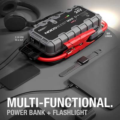 NOCO Genius GB251 24V 3000Amp Ultrasafe Lityum Akü Takviye + Powerbank + Led Lamba - 8