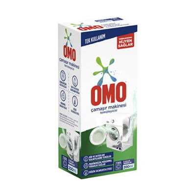 Omo Çamaşır Makinesi Temizleyici 200 ml - Omo