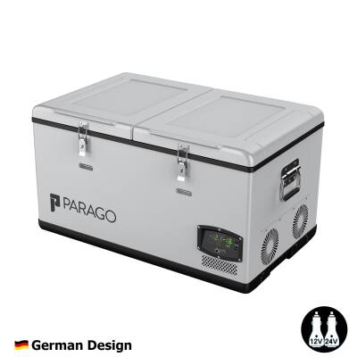 Parago PG95 12/24Volt 95 Litre Çift Bölmeli Outdoor Kompresörlü Oto Buzdolabı - Parago (1)
