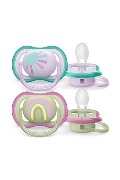 Philips Avent Ultra Air Emzik 0-6 Ay 2li Kız SCF085-59 - 1