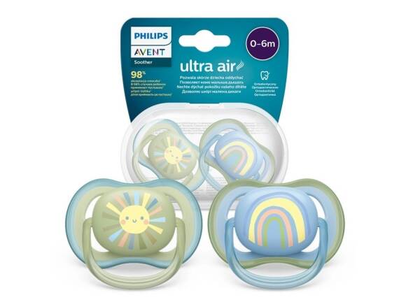 Philips Avent Ultra Air Emzik 0-6 Ay 2li SCF085-58 - 1