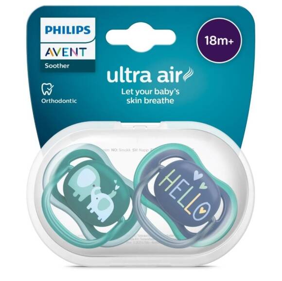 Philips Avent Ultra Air Emzik +18 Ay 2li Erkek SCF349-18 - 1