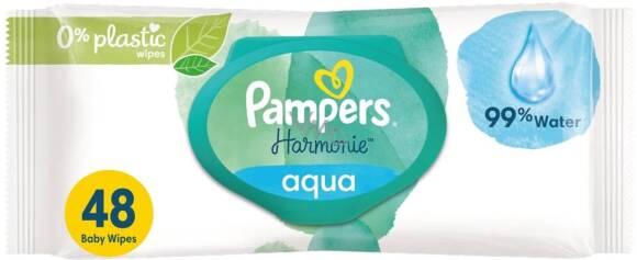 Prima Pampers Harmonie Aqua Yenidoğan Islak Havlu 48 li - 2