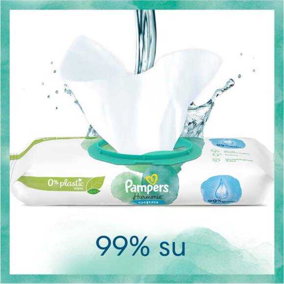 Prima Pampers Harmonie Aqua Yenidoğan Islak Havlu 48 li - 4