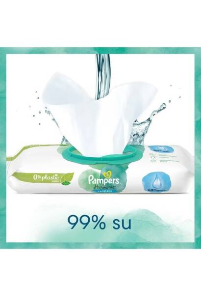 Prima Pampers Harmonie Aqua Yenidoğan Islak Havlu 48x15 Adet (720 Yaprak) - 3