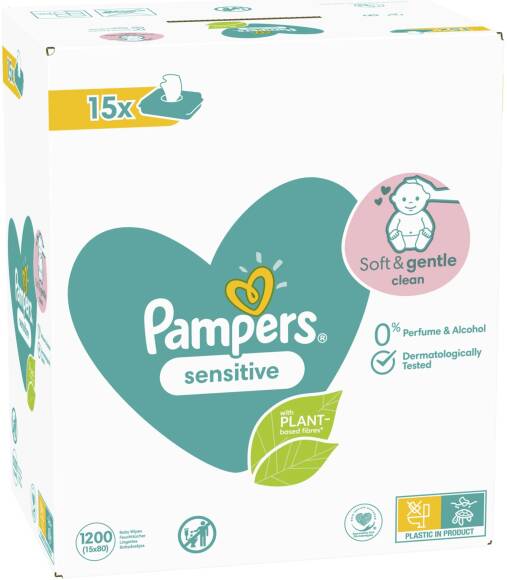 Prima Pampers Sensitive Hassas Islak Bebek Havlusu 52x12 Adet (624 Yaprak) - 3