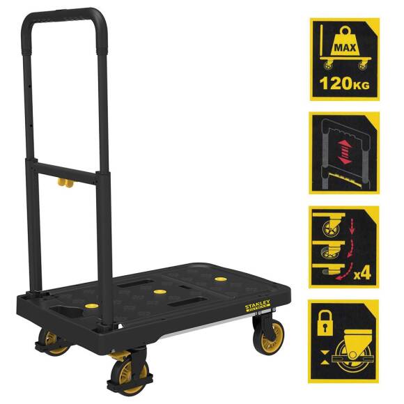 STANLEY FATMAX FX712 120Kg Profesyonel Katlanabilir Paket Taşıma Arabası - 2