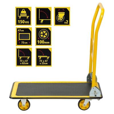 Stanley PC527 150Kg Profesyonel Paket Taşıma Arabası - Fırsat Ürünü (1)