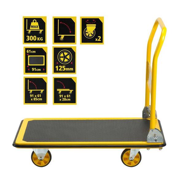 Stanley PC528 300Kg Profesyonel Paket Taşıma Arabası - 2