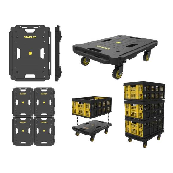 STANLEY PC531 137kg 55x45cm Dört Tekerli Yük ve Paket Taşıma Arabası - 3