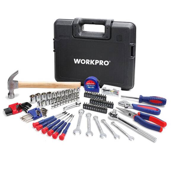 WORKPRO WP209022 165 Parça Profesyonel Tamir/Bakım Alet ve 1/4’’- 3/8’’ Lokma Seti - 2