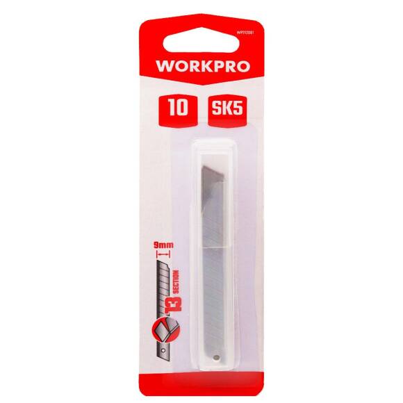 WORKPRO WP212001 9MM 10’Lu Maket Bıçağı Yedeği - 6