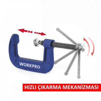 WORKPRO WP232018 75mm G Tipi İşkence - 4