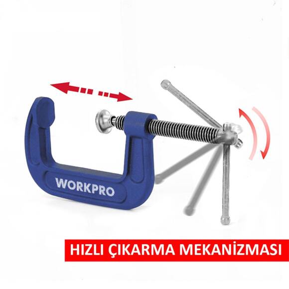 WORKPRO WP232018 75mm G Tipi İşkence - 4