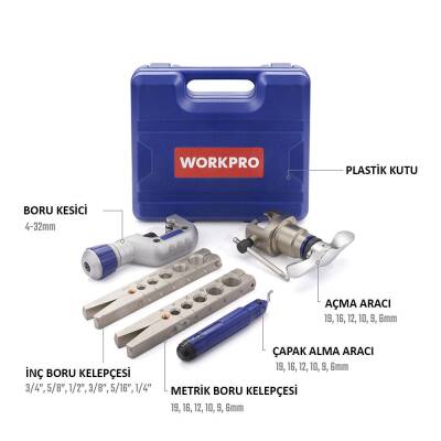 WORKPRO WP303001 5 Parça Profesyonel Havşa Takımı - 2