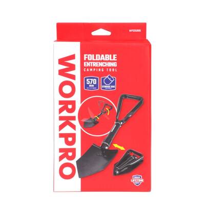 WORKPRO WP335006 570MM Katlanabilir Çok Amaçlı Profesyonel Kamp Küreği - 6