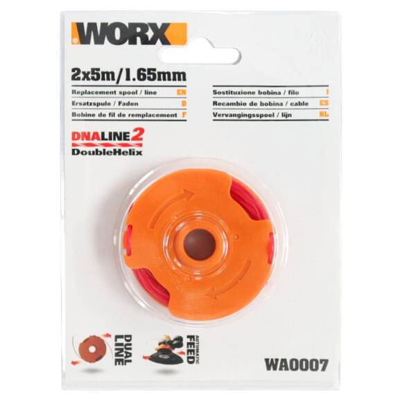 WORX WA0007 1.65mmX5Metre Çift Çıkışlı Duble Helix Spiral Burgulu Yedek Misina - 6