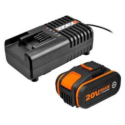 WORX WA3604 20Volt 4.0Ah PowerShare Li-ion Akü ve Akü Şarj Cihazı - Fırsat Ürünü