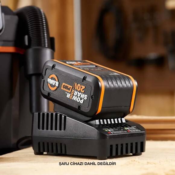 WORX WA3648 20Volt 8.0Ah. Li-ion PowerShare Pro Yedek Akü - 5