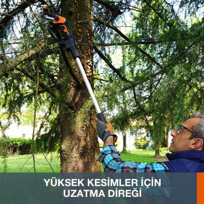 WORX WA4301 WG324E İçin 125CM Alüminyum Uzatma Aparatı - 8