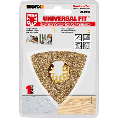 WORX WA4966 Çok Amaçlı Raspalama Makinası İçin 75x75mm Karbür Kaplama Harç, Boya, Yapıştırıcı Universal Zımpara Başlığı - 4