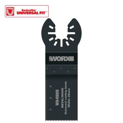 WORX WA4988 Çok Amaçlı Raspalama Makinası İçin 28x40mm Metal, Ahşap, Fiberglas, PVC Universal Kesme Bıçağı - Fırsat Ürünü