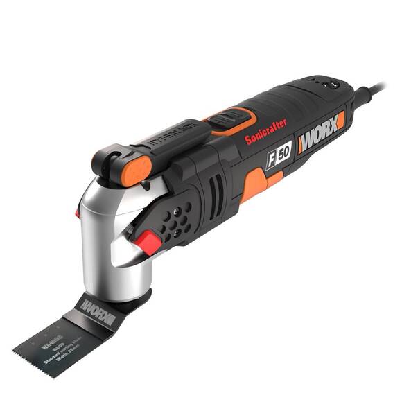 WORX WA4988 Çok Amaçlı Raspalama Makinası İçin 28x40mm Metal, Ahşap, Fiberglas, PVC Universal Kesme Bıçağı - 2