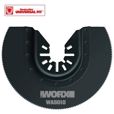 WORX WA5010 Çok Amaçlı Raspalama Makinası İçin 80mm 180˚ Metal, Ahşap, Fiberglas, PVC Universal Kesme Bıçağ - Fırsat Ürünü