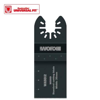 WORX WA5012 Çok Amaçlı Raspalama Makinası İçin 35x40mm Ahşap, Fiberglas, PVC Universal Kesme Bıçağı - Worx