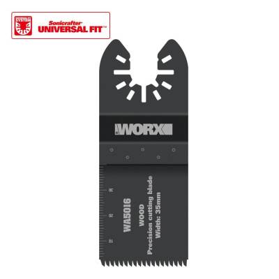 WORX WA5016 Çok Amaçlı Raspalama Makinası İçin 35x40mm Ahşap ve PVC Universal Hassas Kesme Bıçağı - Worx