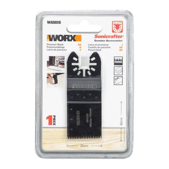 WORX WA5016 Çok Amaçlı Raspalama Makinası İçin 35x40mm Ahşap ve PVC Universal Hassas Kesme Bıçağı - 5