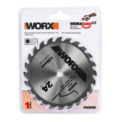 WORX WA5046 120x9,5mm Ahşap Kesme Elmas, Daire Testere Bıçağı - Worx (1)