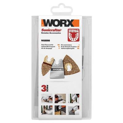 WORX WA5098 3 Parça Universal Harç Zımparası ve Raspalama Aksesuar Seti - 3