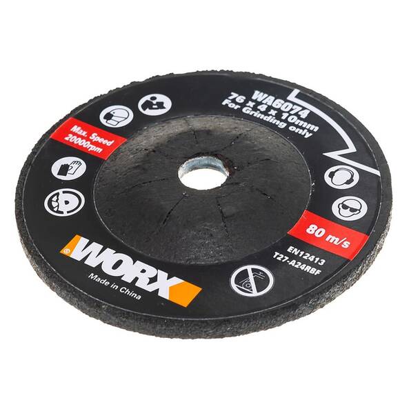 WORX WA6074 WX801 İçin 76x10mm Metal Taşlama Taşı - 2