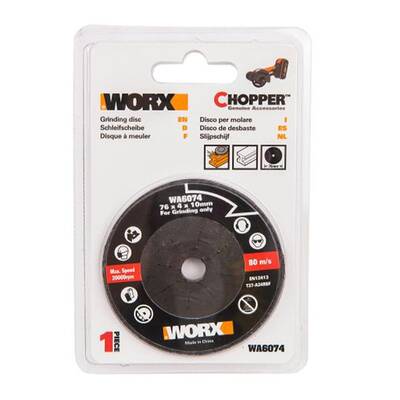 WORX WA6074 WX801 İçin 76x10mm Metal Taşlama Taşı - 6