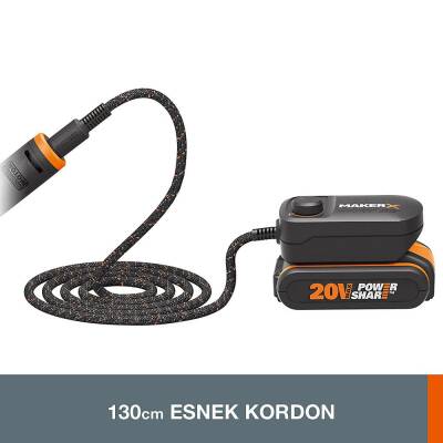 WORX WA7160 MAKERX 20Volt HUB Devir Ayarlı Adaptör (Akü Dahil Değildir) - Fırsat Ürünü (1)