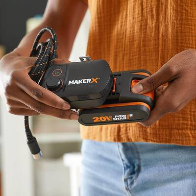 WORX WA7161 MAKERX 20Volt HUBX USB Portlu Devir Ayarlı Adaptör (Akü Dahil Değildir) - 4