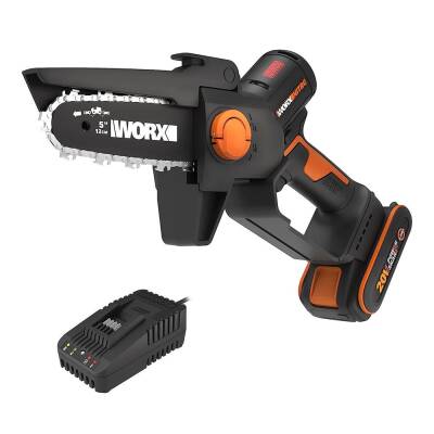 WORX WG325E 20Volt 2.0Ah Li-ion 12CM Profesyonel Şarjlı Kömürsüz Zincirli Testere - Worx